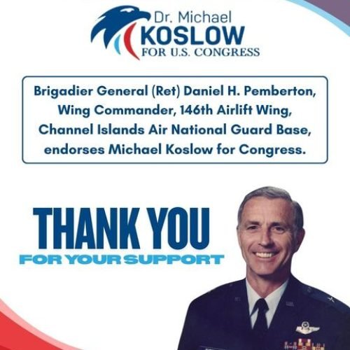 Brigadier General Daniel Pemberton Channel Islands Air National Guard