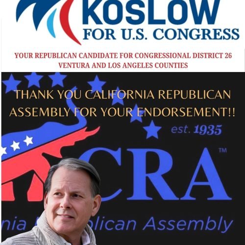 California Republican Assembly endorsement of Michael Koslow for Congress