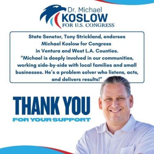 Senator Tony Strickland California State Senator